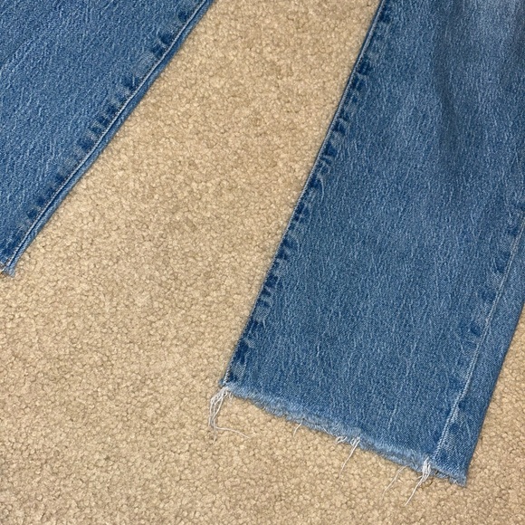 Madewell Straight Blue Jeans - Picture 2 of 6